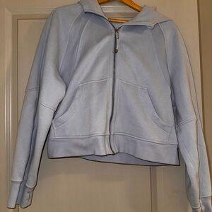 Lululemon Athletica Light Blue Bomber Jacket